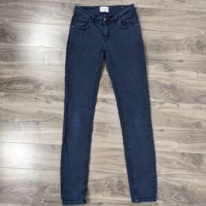Sézane Blue Slim Skinny Designer Denim Jeans Size 28 Cigarette